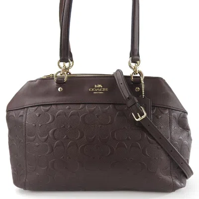 Pre-owned Coach Leather Handbag () In Multi