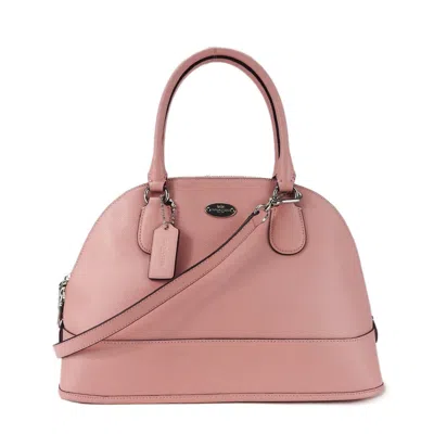 Pre-owned Coach Leather Handbag () In Pink