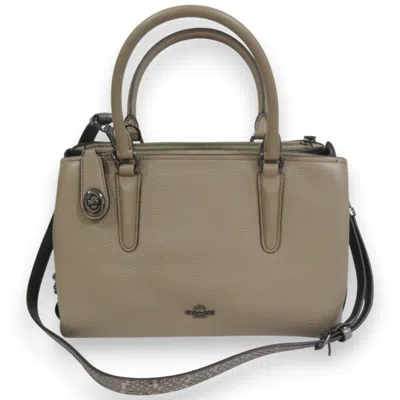 Pre-owned Coach Leather Handbag Shoulder Bag ()