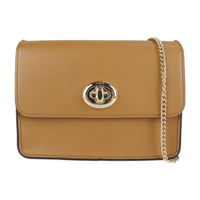 Pre-owned Coach Leather Handbag Shoulder Bag () In Brown