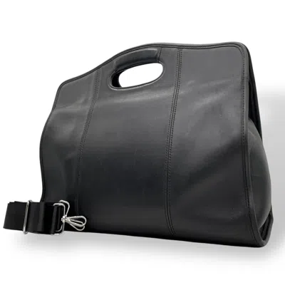 Pre-owned Coach Leather Handbag Shoulder Bag () In Black