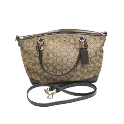 Pre-owned Coach Leather Handbag Shoulder Bag () In Brown