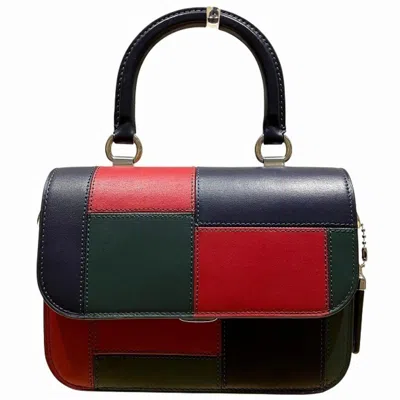 Pre-owned Coach Leather Handbag Shoulder Bag () In Multi
