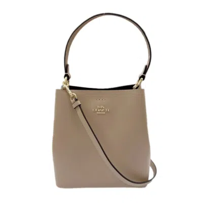 Pre-owned Coach Leather Handbag Shoulder Bag () In Sand