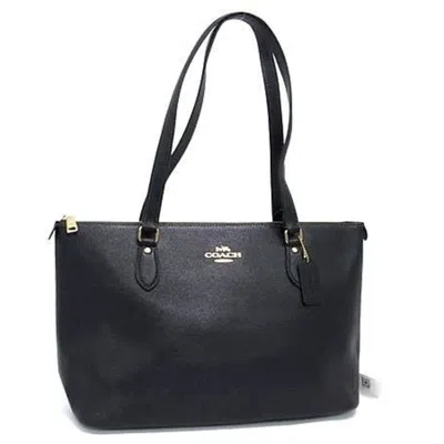 Pre-owned Coach Leather Handbag Shoulder Bag Tote Bag () In Black