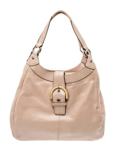 Pre-owned Coach Leather Hobo
