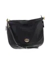 Coach Leather Hobo Bag In Black