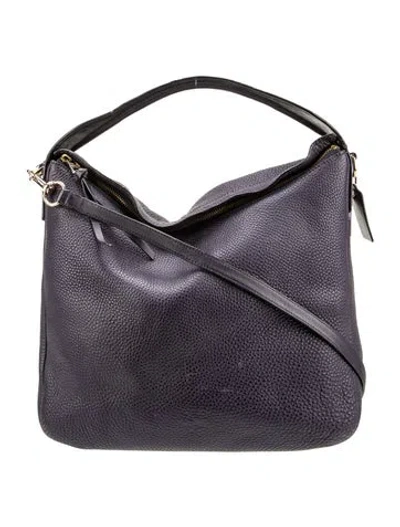 Pre-owned Coach Leather Hobo In Black