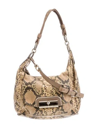Pre-owned Coach Leather Hobo In Brown