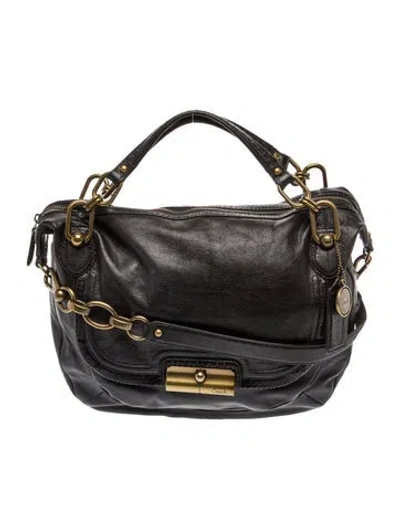 Pre-owned Coach Leather Hobo In Brown
