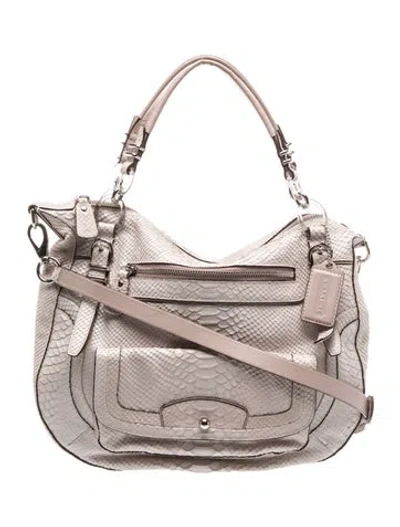 Pre-owned Coach Leather Hobo In Brown