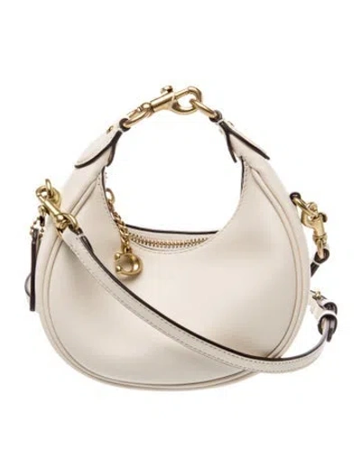 Pre-owned Coach Leather Jonie Small In Neutrals