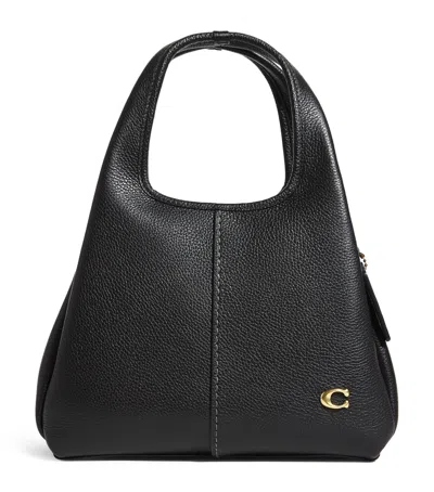 Coach Lana 25 Leather Crossbody Bag In Black