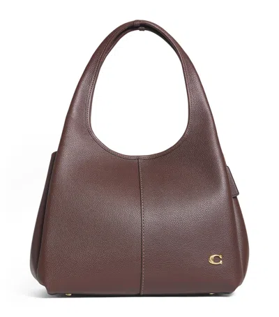 Coach Leather Lana 23 Shoulder Bag In Brown