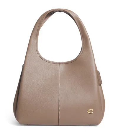 Coach Leather Lana 23 Shoulder Bag In Sand