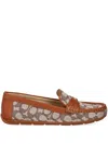 Coach Leather Loafers In Brown