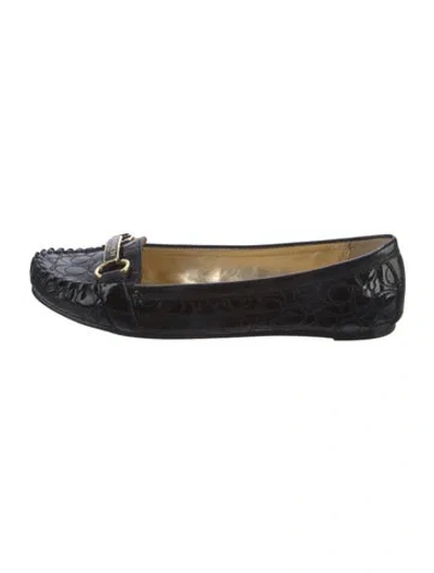 Pre-owned Coach Leather Loafers In Multi