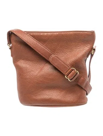 Pre-owned Coach Leather Messenger Bag In Brown