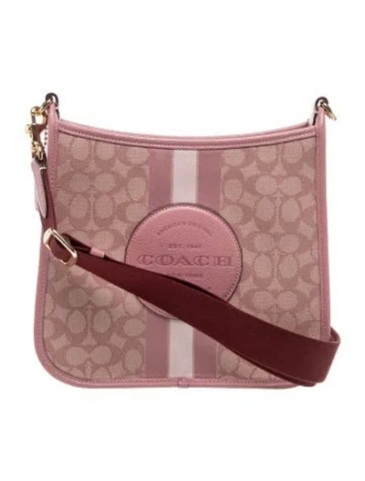 Pre-owned Coach Leather Messenger Bag In Multi