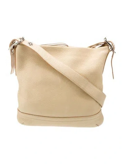 Pre-owned Coach Leather Messenger Bag In Yellow