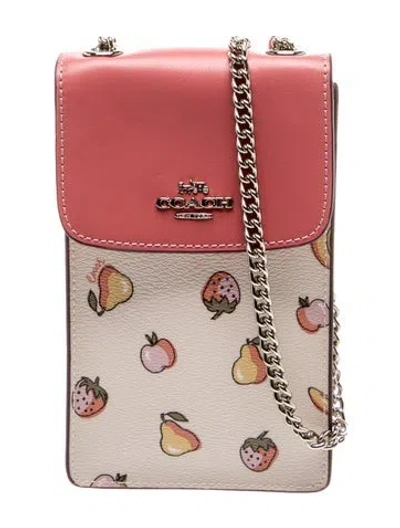 Pre-owned Coach Leather Minaudière In Multi