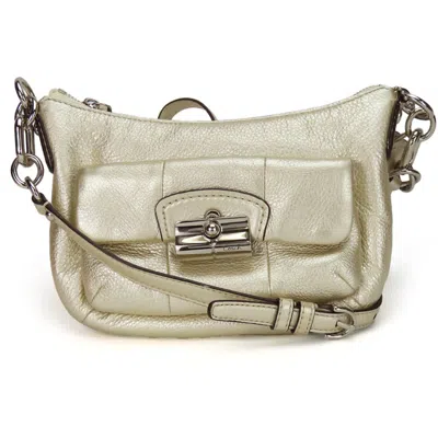 Pre-owned Coach Leather Pochette Shoulder Bag () In Multi