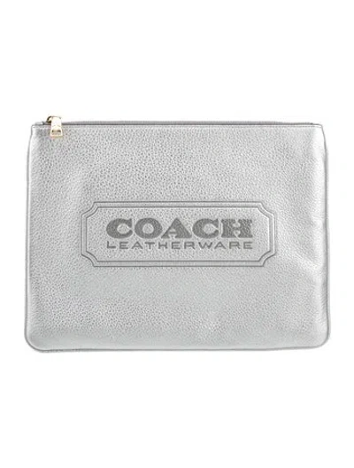 Pre-owned Coach Leather Portfolio