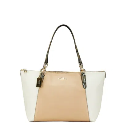 Pre-owned Coach Leather Pouch Shoulder Bag Tote Bag () In Multi