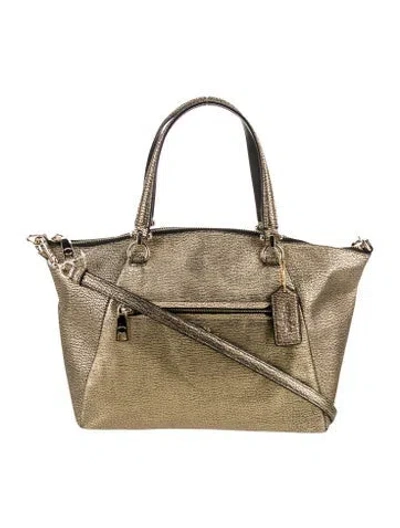 Pre-owned Coach Leather Prairie Satchel