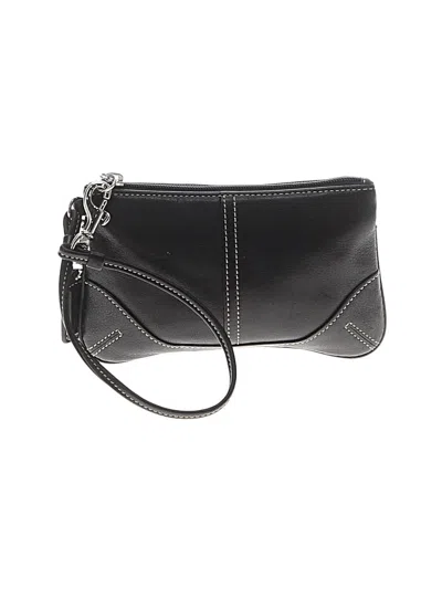 Pre-owned Coach Leather Satchel In Black