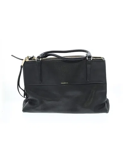 Pre-owned Coach Leather Satchel In Black