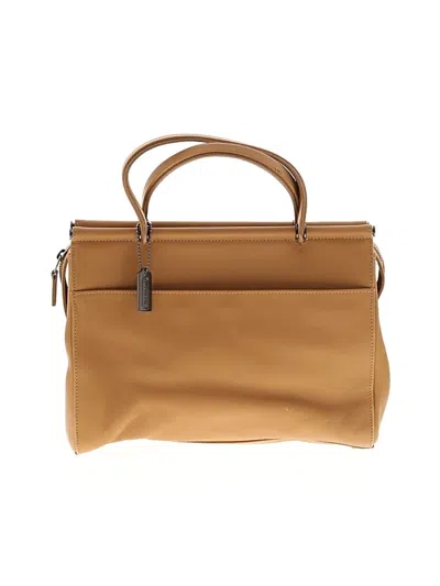Pre-owned Coach Leather Satchel In Brown