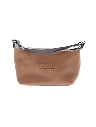 Pre-owned Coach Leather Satchel In Brown