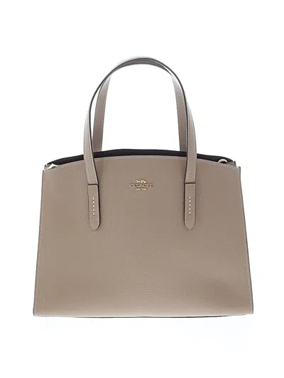 Pre-owned Coach Leather Satchel In Brown