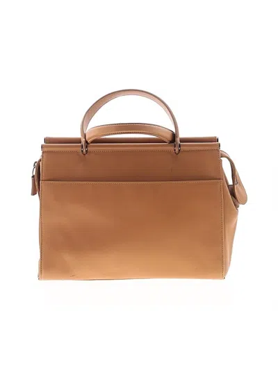 Pre-owned Coach Leather Satchel In Tan