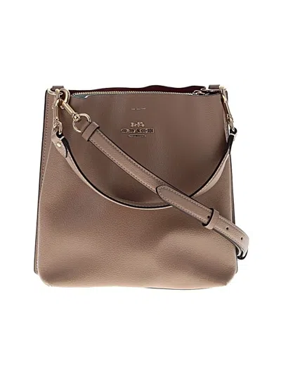 Pre-owned Coach Leather Satchel In Tan