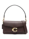 Coach New York Polished Pebble Leather Tabby Shoulder Bag 20 Refr In Brown