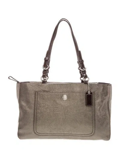 Pre-owned Coach Leather Shoulder Bag