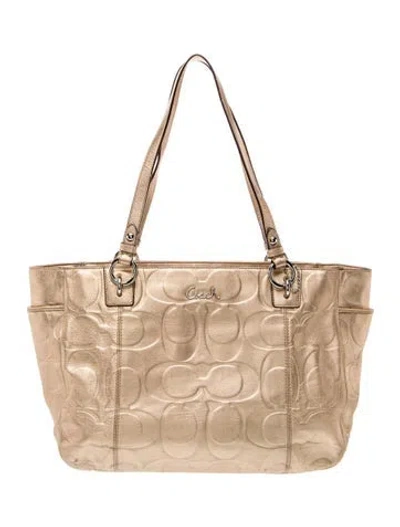 Pre-owned Coach Leather Shoulder Bag