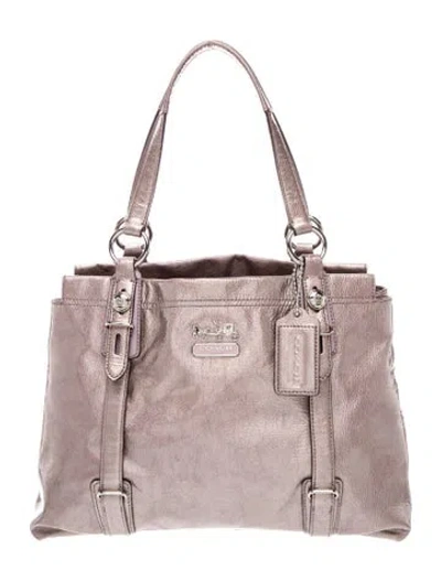 Pre-owned Coach Leather Shoulder Bag