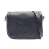 Coach Leather Shoulder Bag In Black