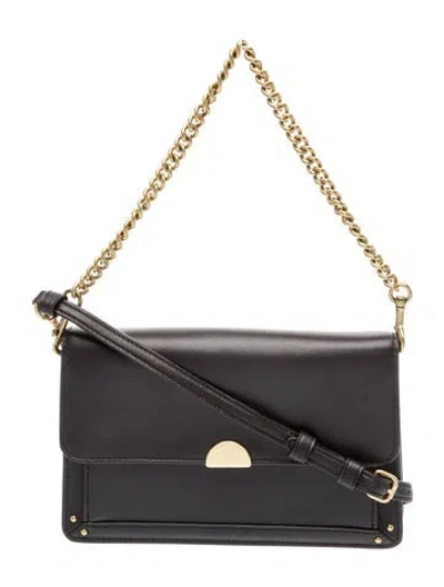 Pre-owned Coach Leather Shoulder Bag In Black