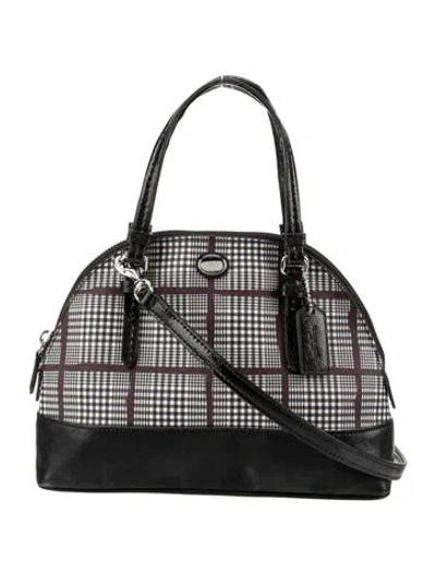 Pre-owned Coach Leather Shoulder Bag In Black