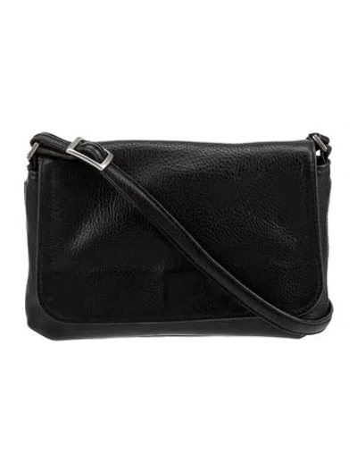 Pre-owned Coach Leather Shoulder Bag In Black
