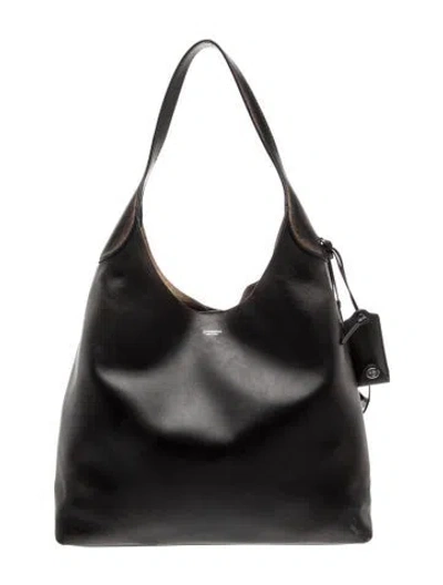 Pre-owned Coach Leather Shoulder Bag In Black