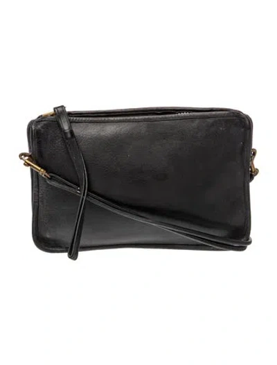 Pre-owned Coach Leather Shoulder Bag In Black