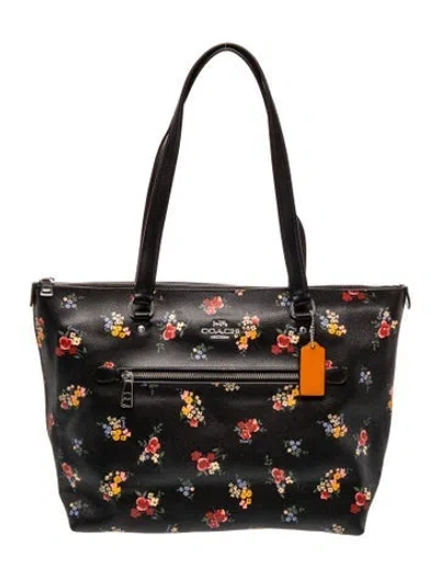 Pre-owned Coach Leather Shoulder Bag In Black