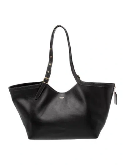 Pre-owned Coach Leather Shoulder Bag In Black
