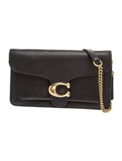 Pre-owned Coach Leather Shoulder Bag In Black