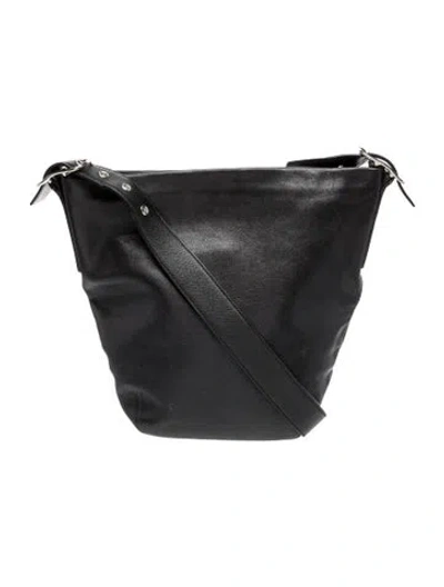 Pre-owned Coach Leather Shoulder Bag In Black